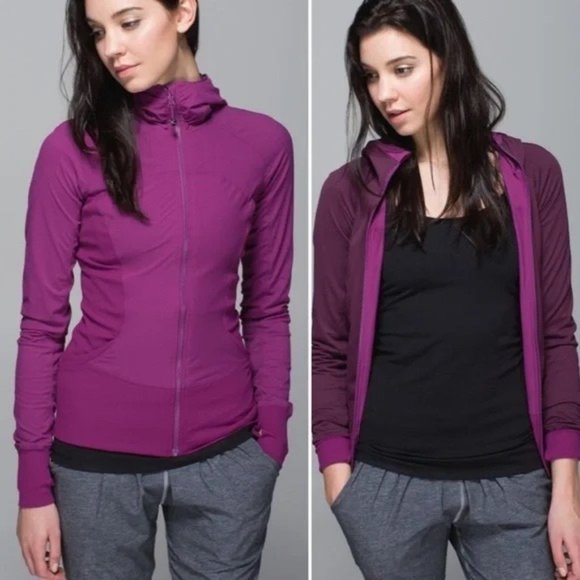 lululemon athletica Jackets & Blazers - LULULEMON IN-FLUX REVERSIBLE JACKET - LIKE NEW - REGAL PLUM